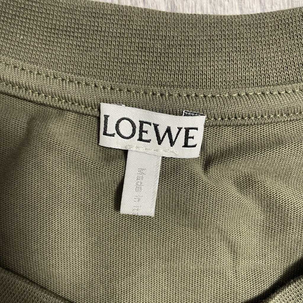 Loewe Loewe Anagram Olive Shortsleeve - Image 6