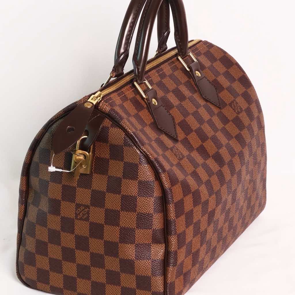 Louis Vuitton Damier Ebene Speedy 30 - Side view