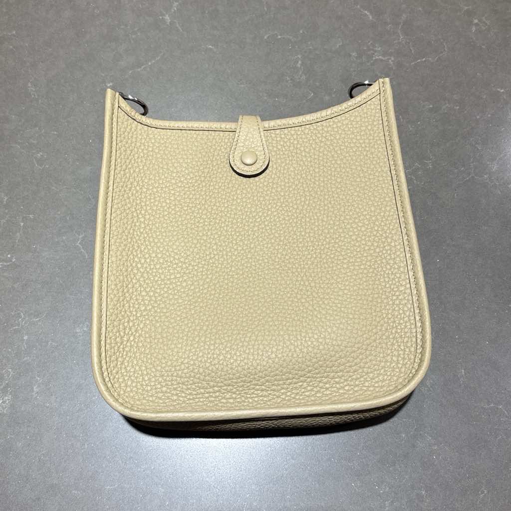 Hermès Mini Evelyne Beige Marfa - Back view