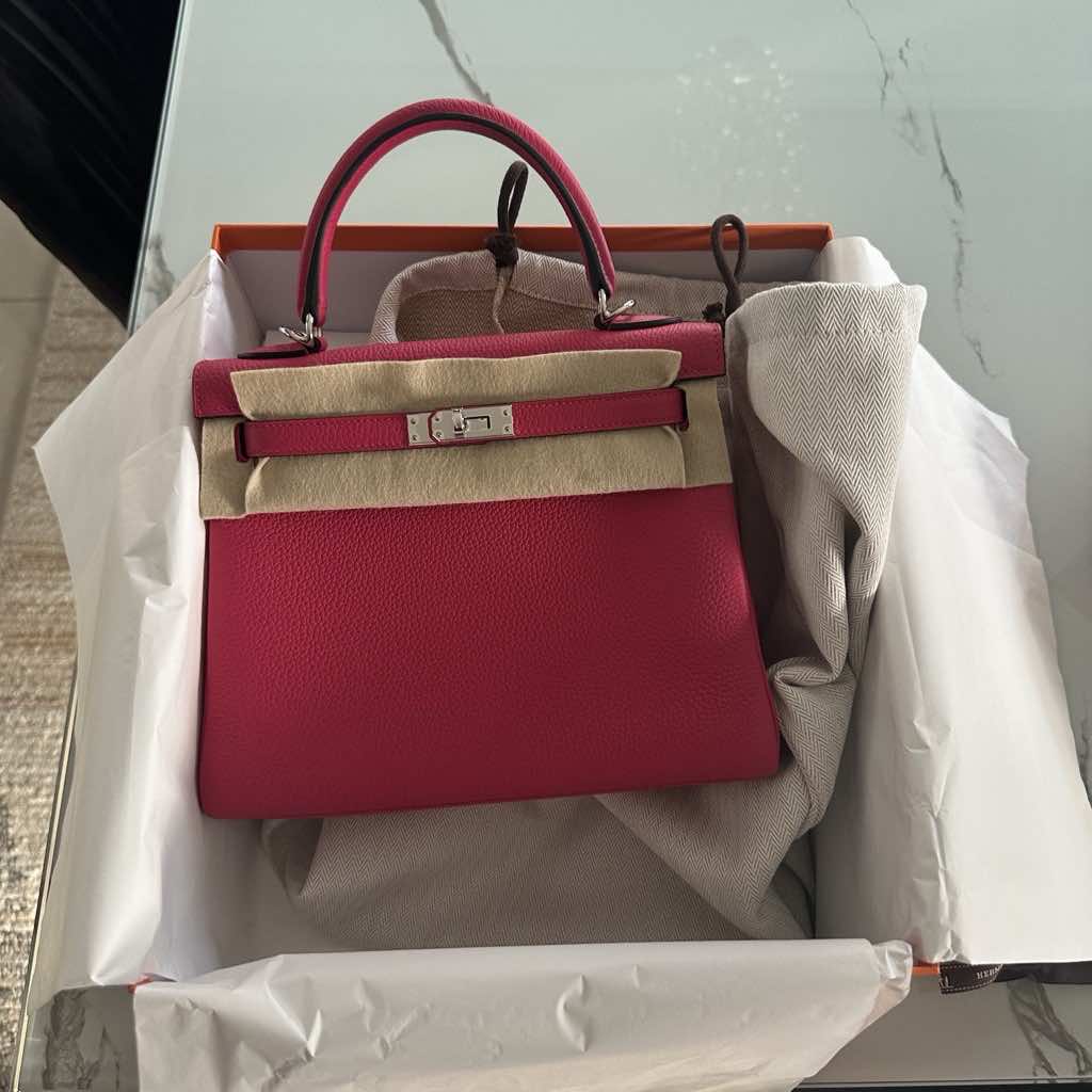 Hermès Birkin Kelly 25 Rose - Side view