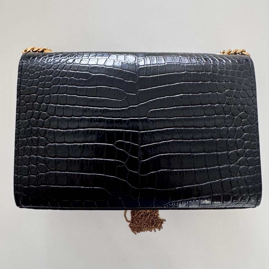 Saint Laurent Kate Small Tassel Croc - Back view