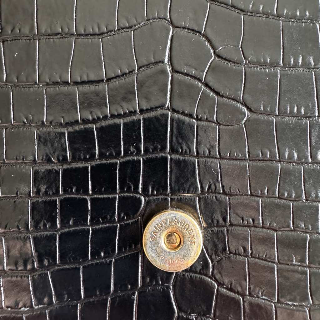 Saint Laurent Kate Small Tassel Croc - Image 10