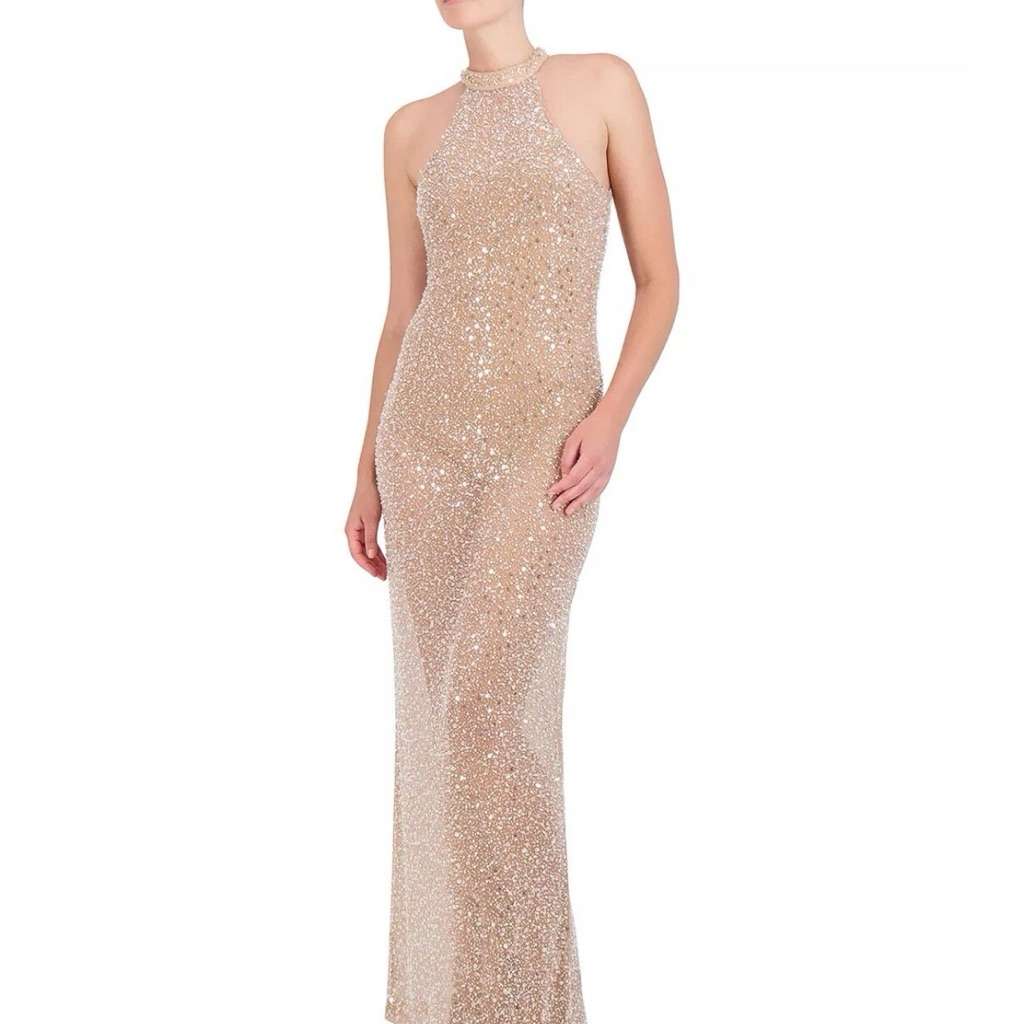 Bcbg Max Azria Jules Beaded Semi Sheer - Image 12