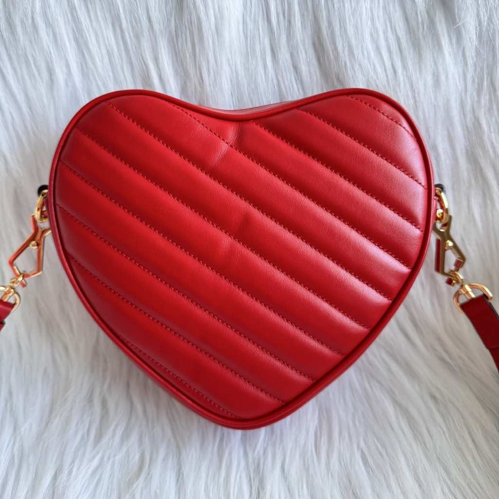 Gucci Mini Heart Interlocking GG - Back view