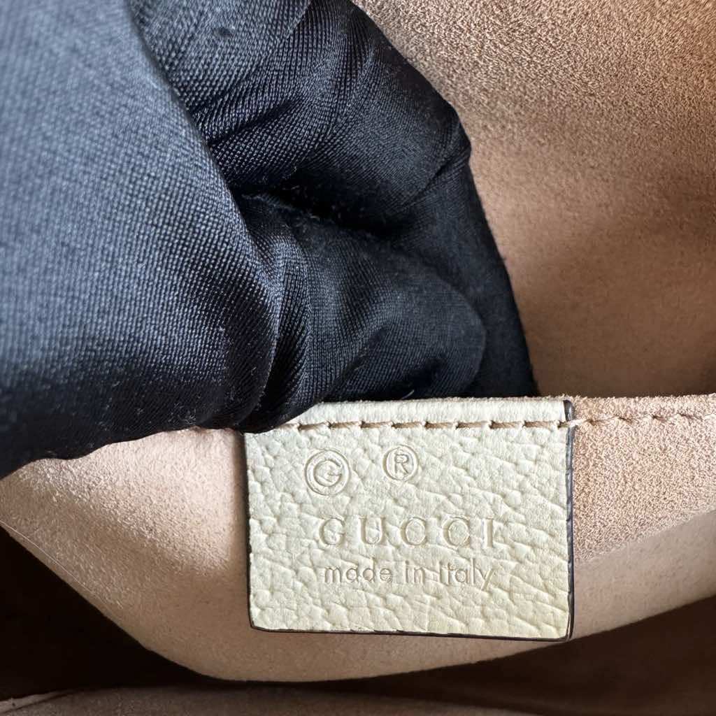 Gucci White Ophidia Shoulder Bag - Detail 1