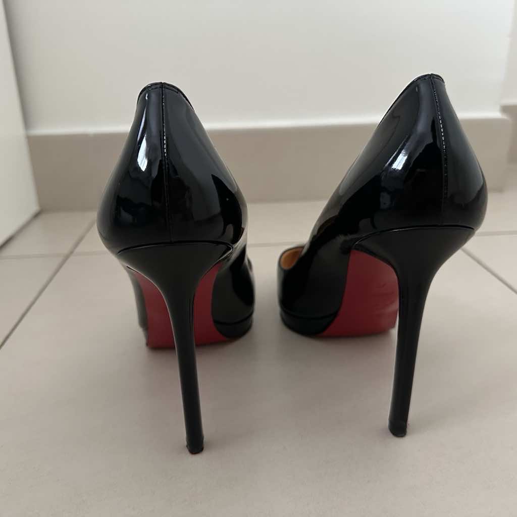 Christian Louboutin Black Heels - Back view