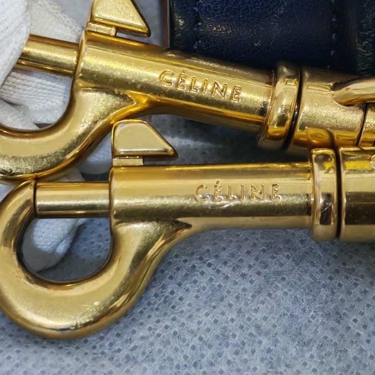 Celine Multicolor Nano Luggage Tote - Side view