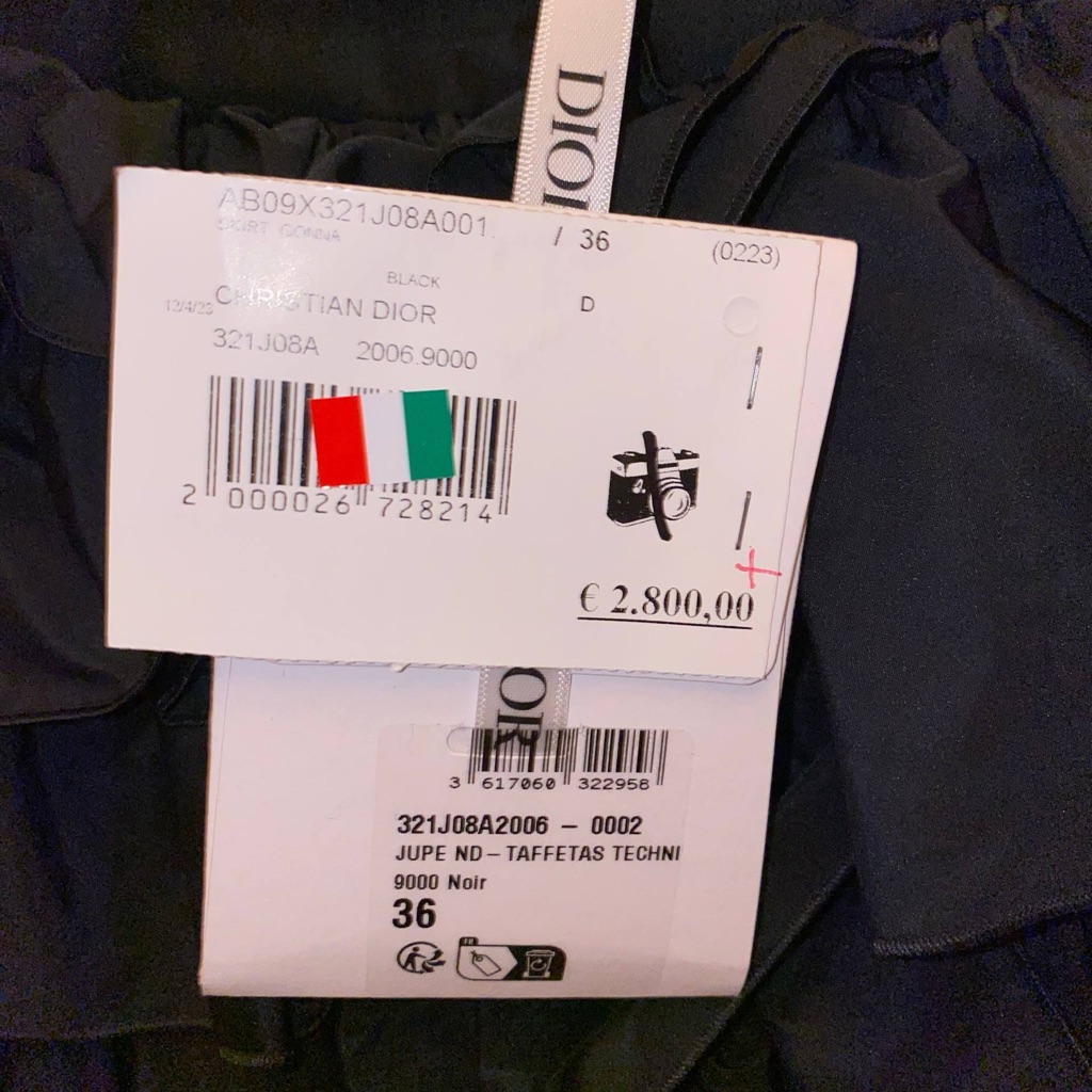 Christian Dior SS23 Ruffle Runway Mini - Back view