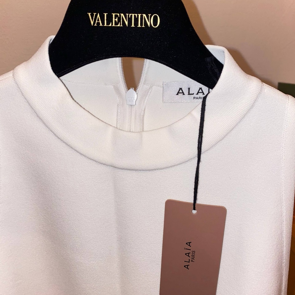 Alaïa Slashed Bodycon Bands Midi - Back view