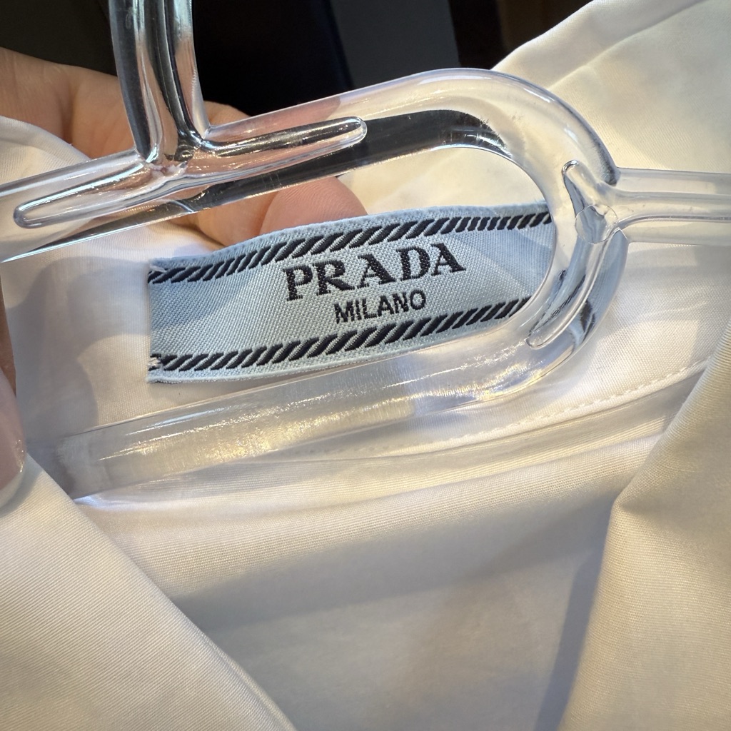 Prada White Shirt - Back view