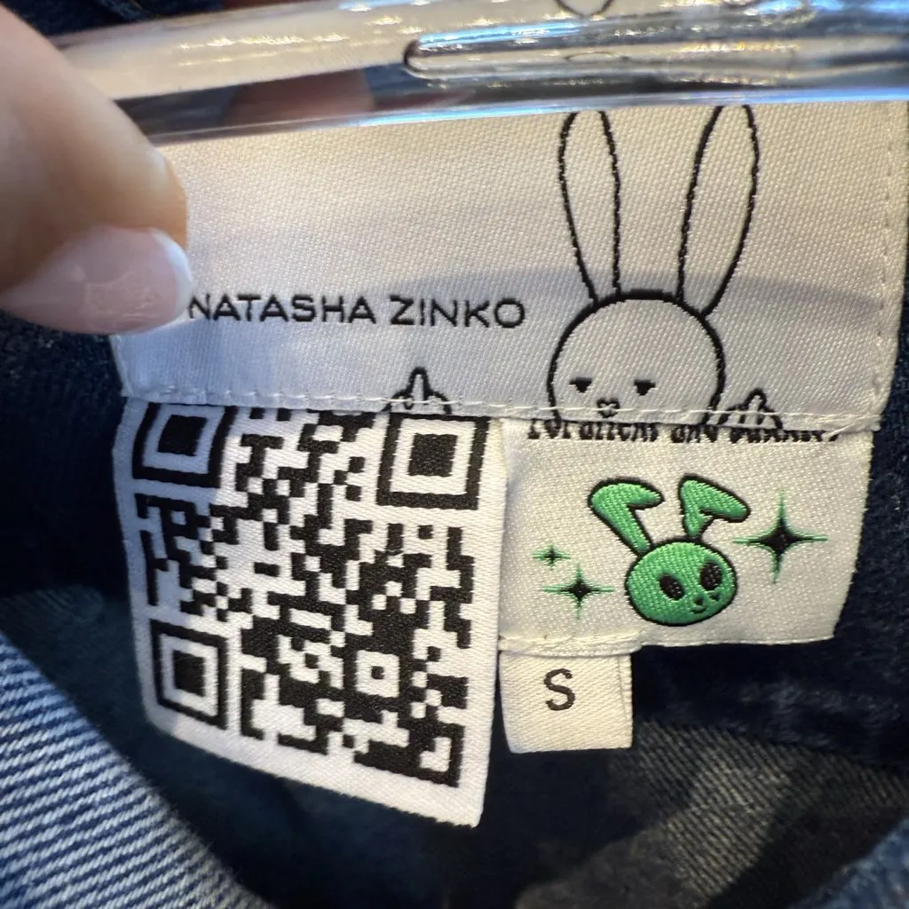 Natasha Zinko Denim Shirt Blue Denim Very good - Inside View