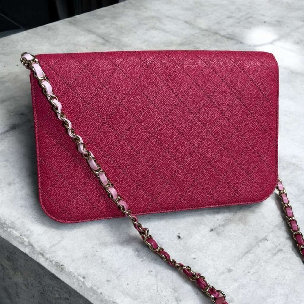 Chanel Thread Around Flap Bag - Back view