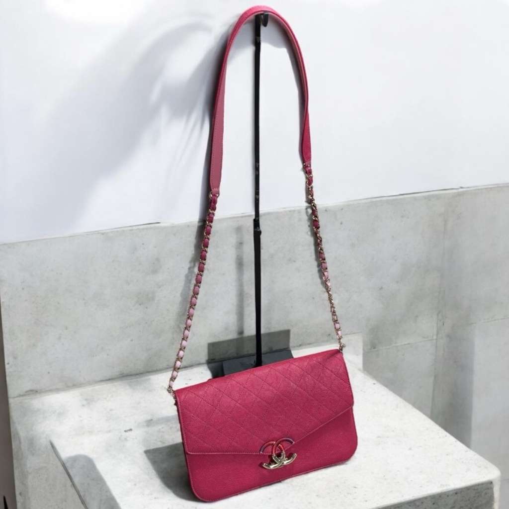 Chanel Thread Around Flap Bag - Side view