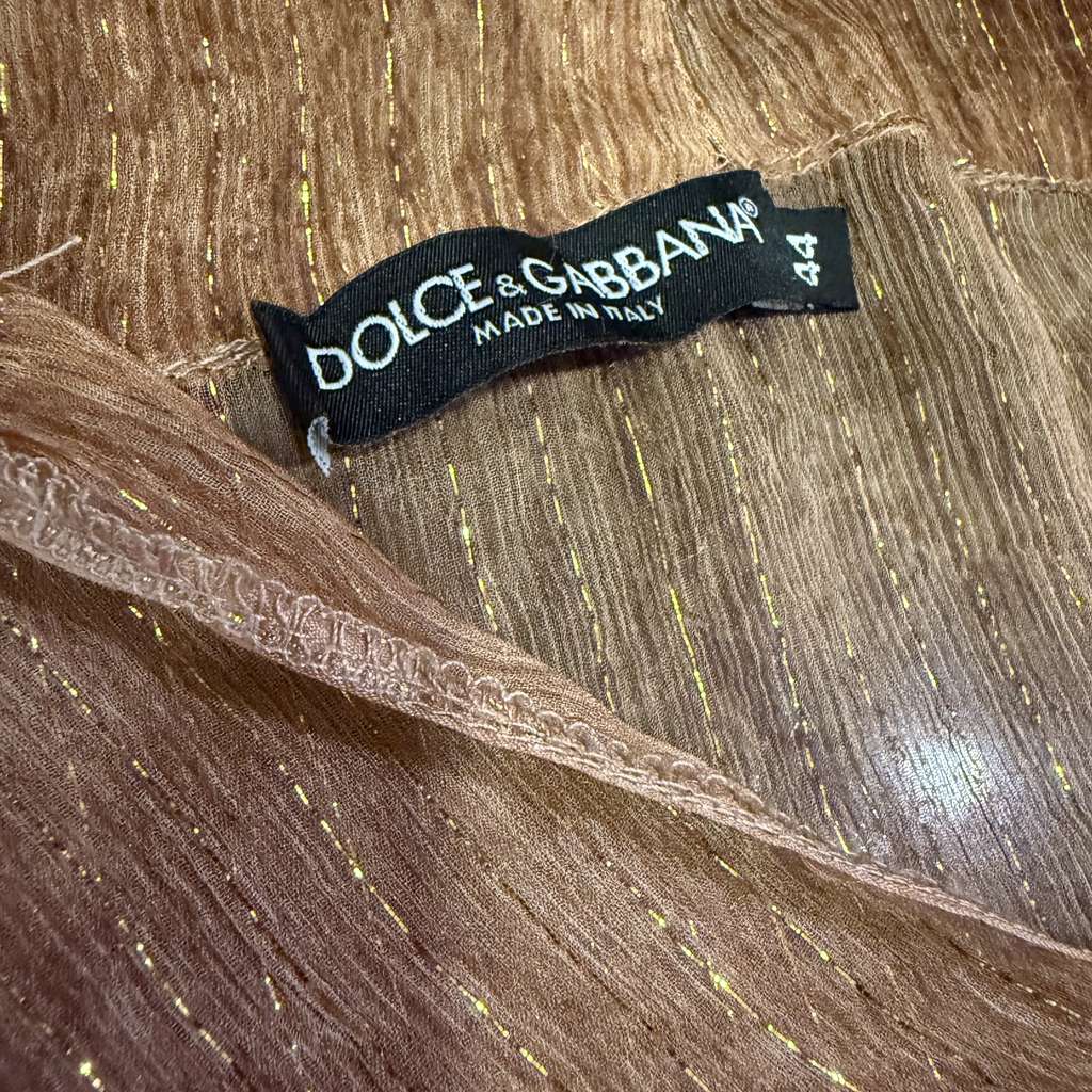 Dolce & Gabbana Long Pink Dress - Image 6