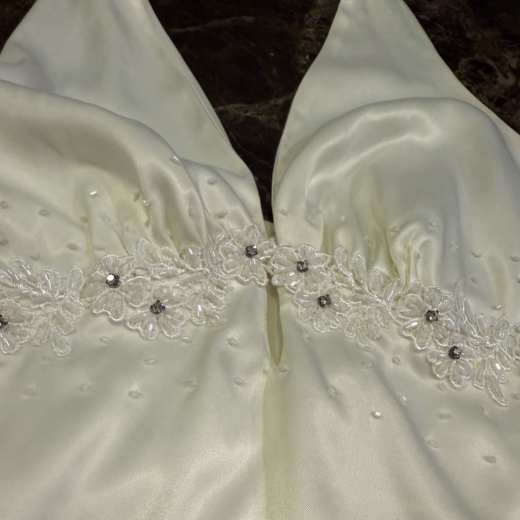 Dolce & Gabbana White Silk Dress - 4