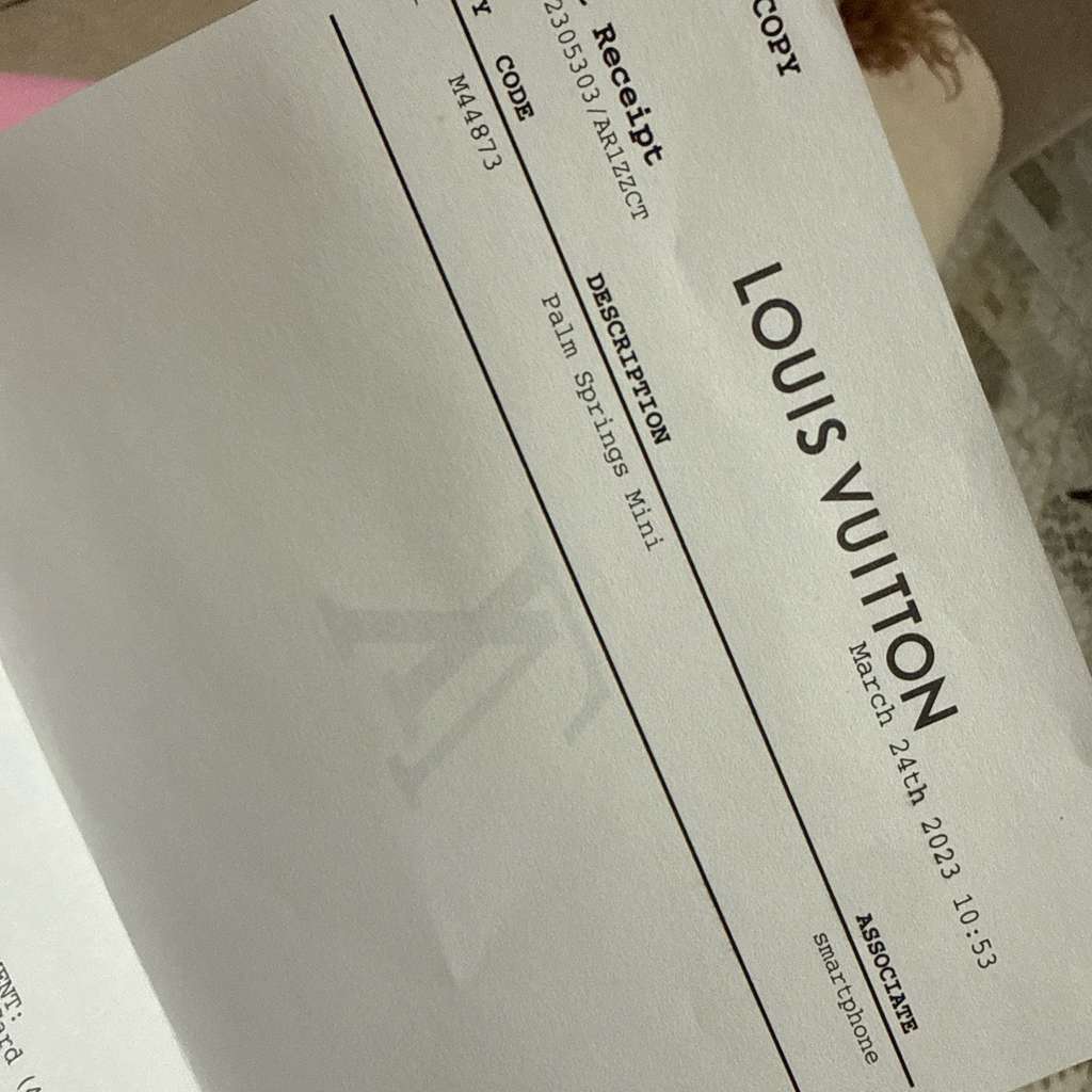 Louis Vuitton Palm Spring Mini - Side view