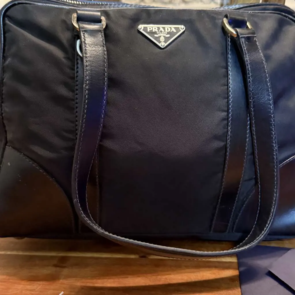 Prada Crossbody Bag Black Very good - Back View