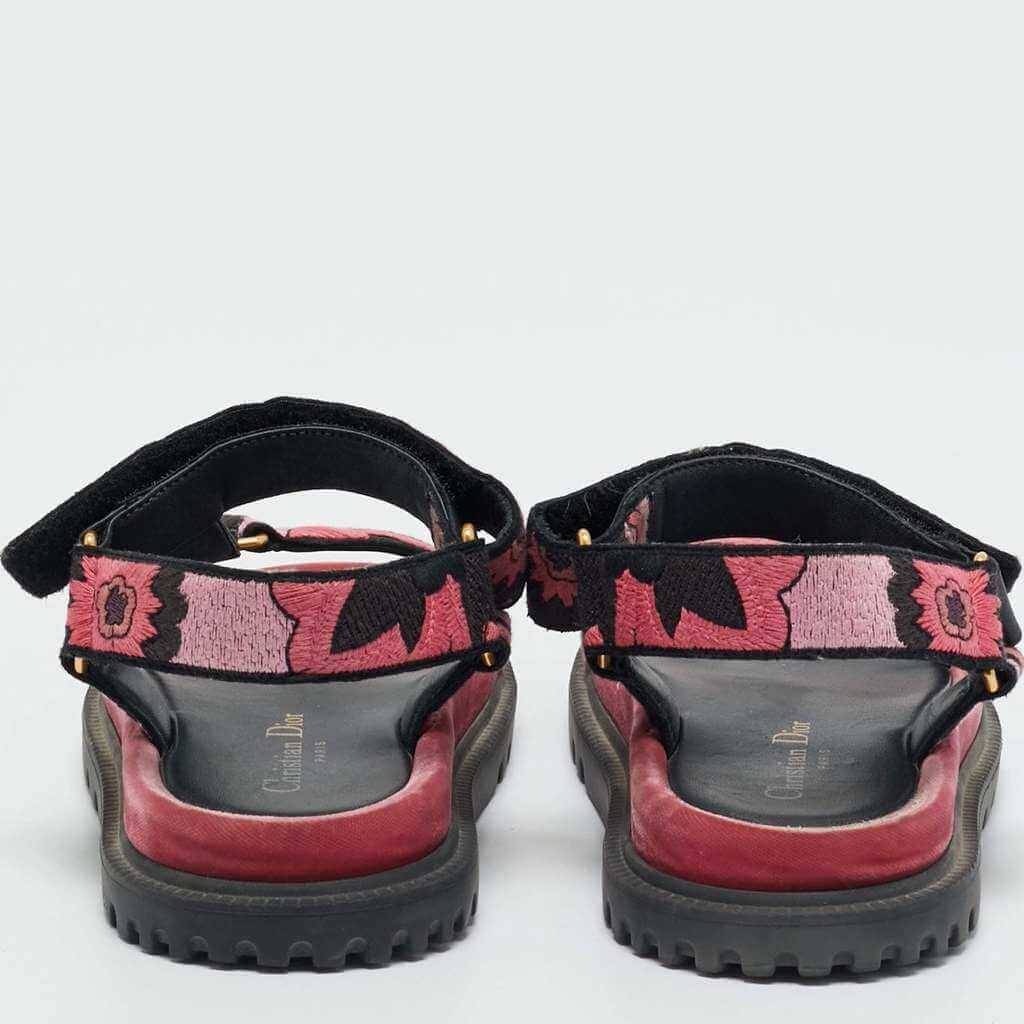 Christian Dior Pink Dior Sandals - Back view
