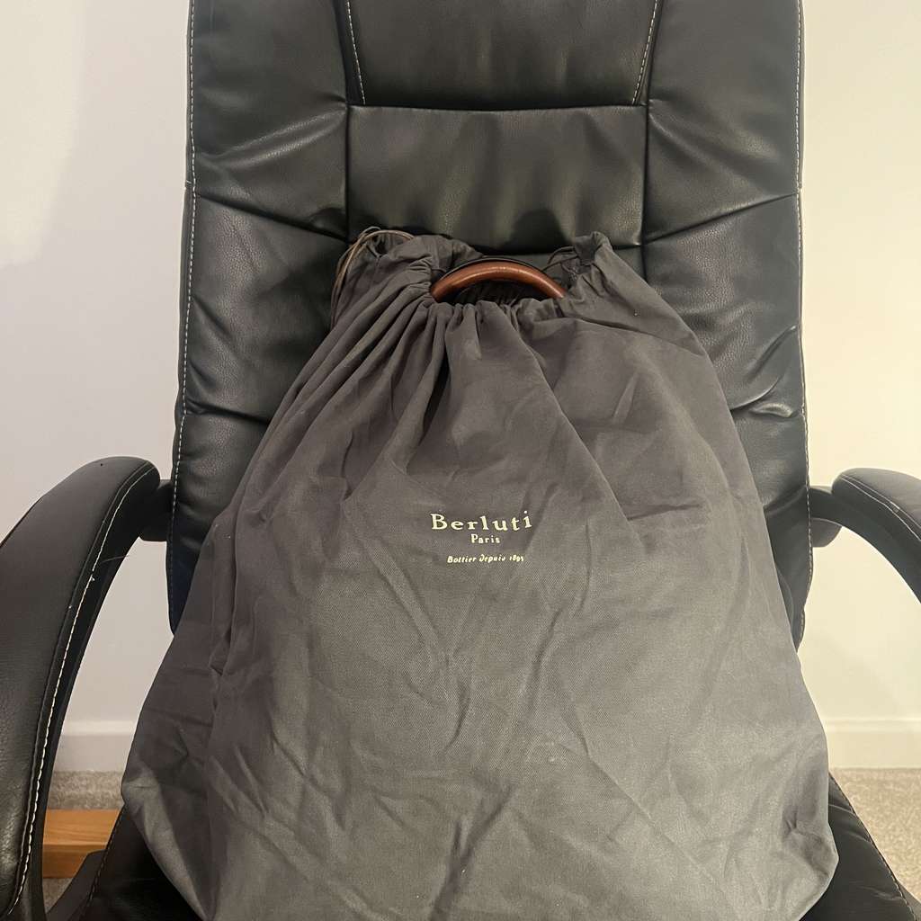 Berluti Horizon Scritto Brown Backpack - Image 11