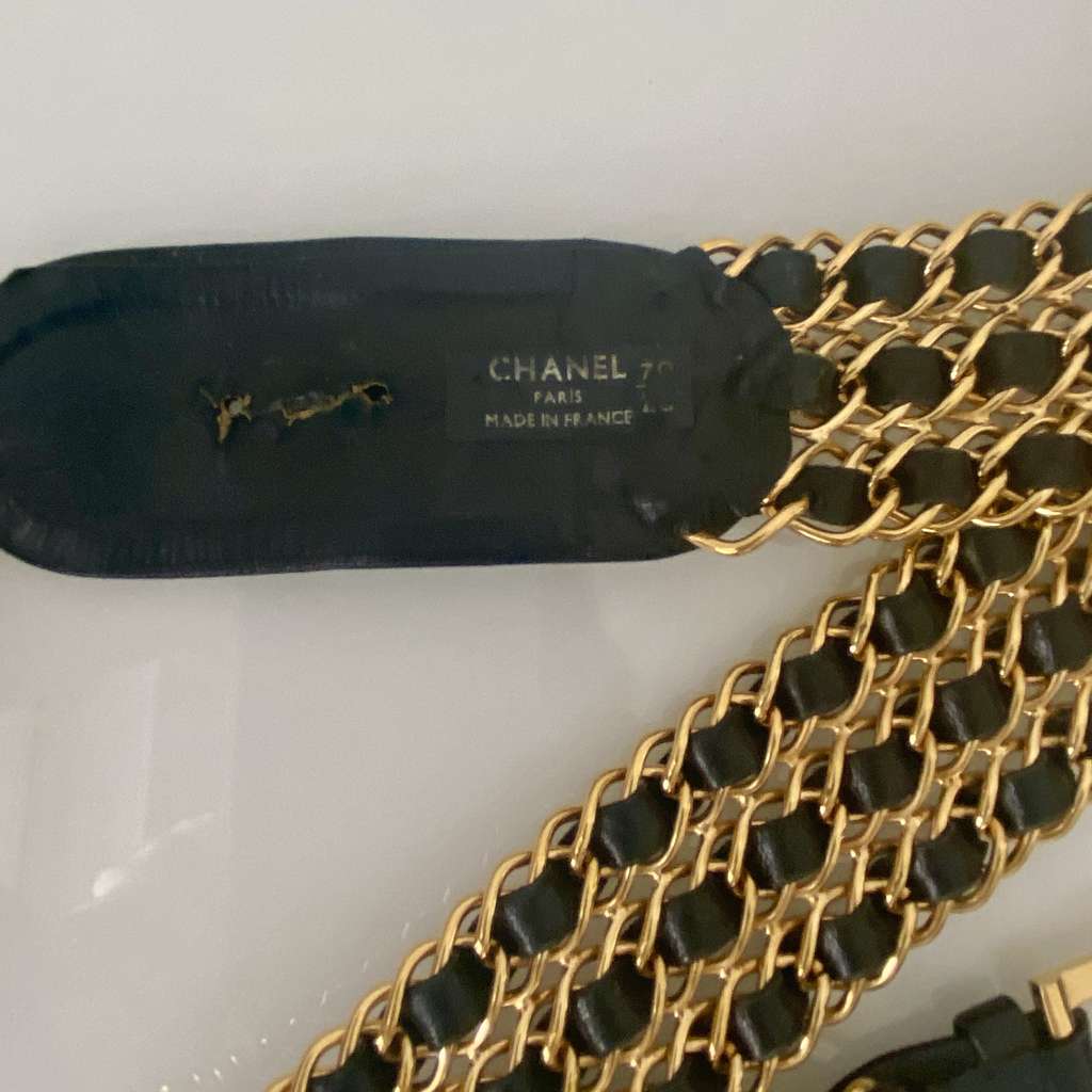 Chanel Chain belt - Back view