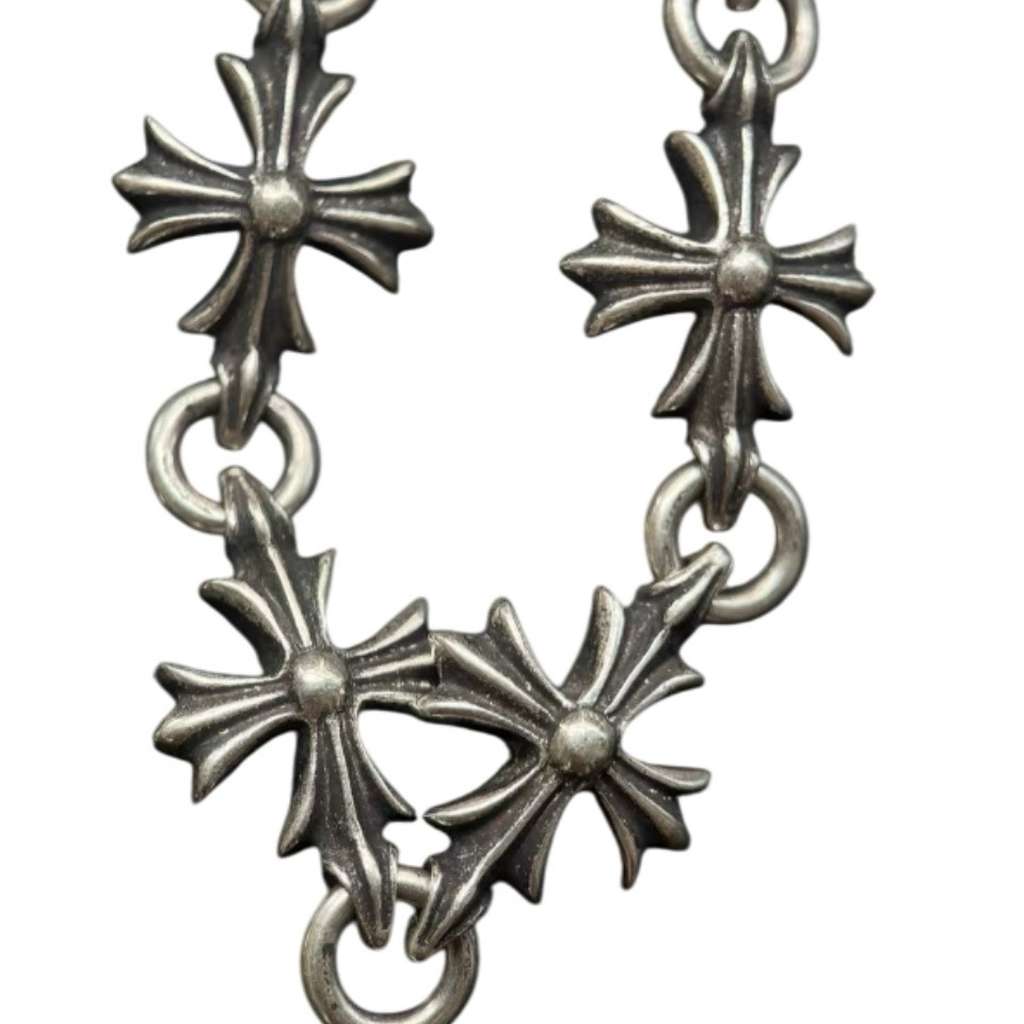 Chrome Hearts Cutout Ch Plus Bracelet - Back view