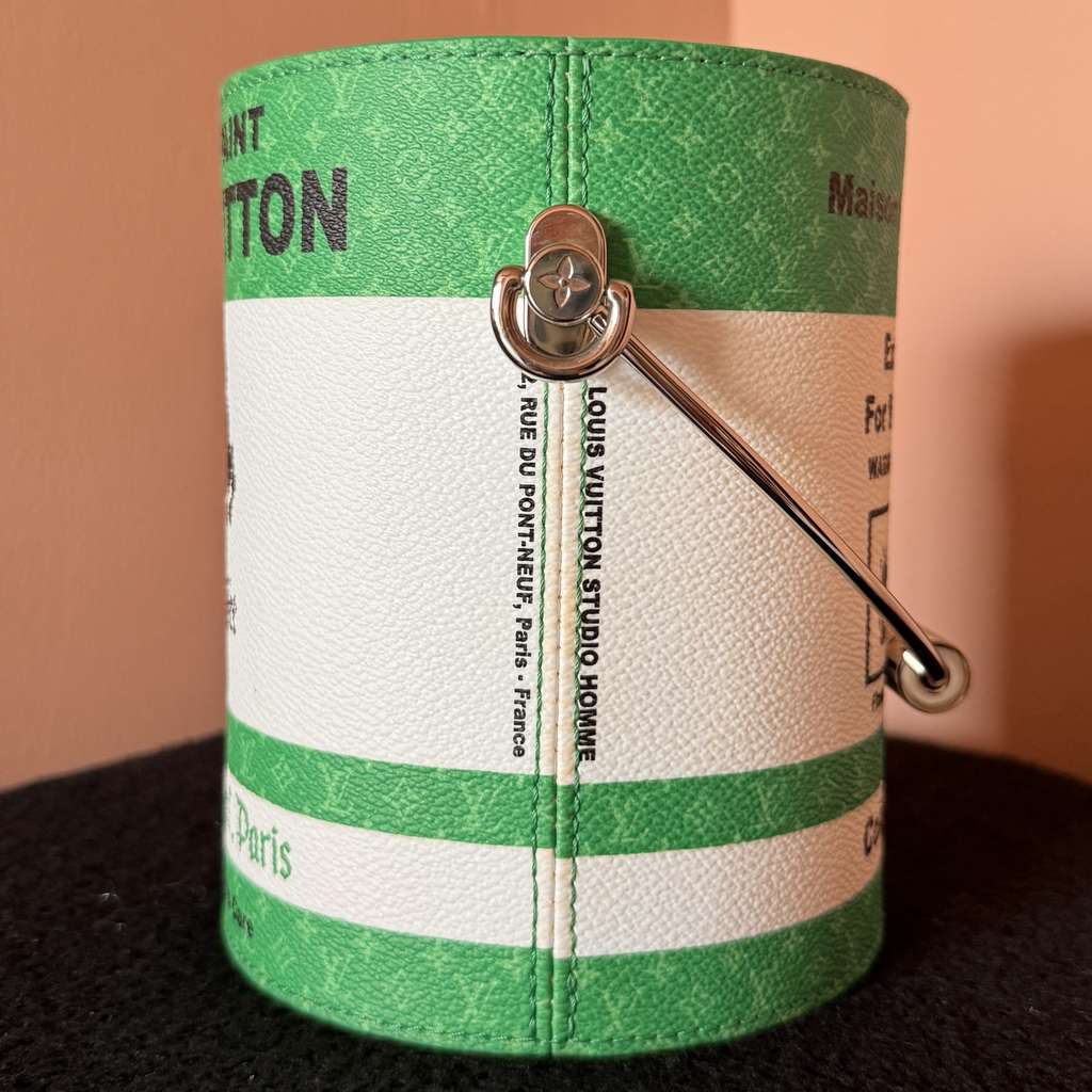 Louis Vuitton Paint Can Bag - Side view