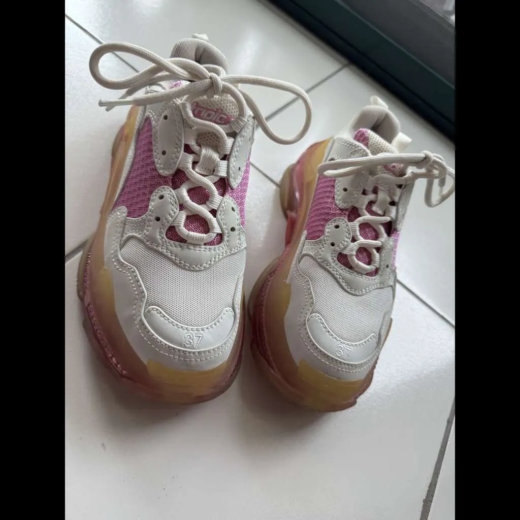 Balenciaga Triple S Sneakers White Very good - Inside View