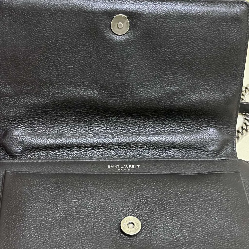 Saint Laurent Sunset Black Leather Very good - Box View
