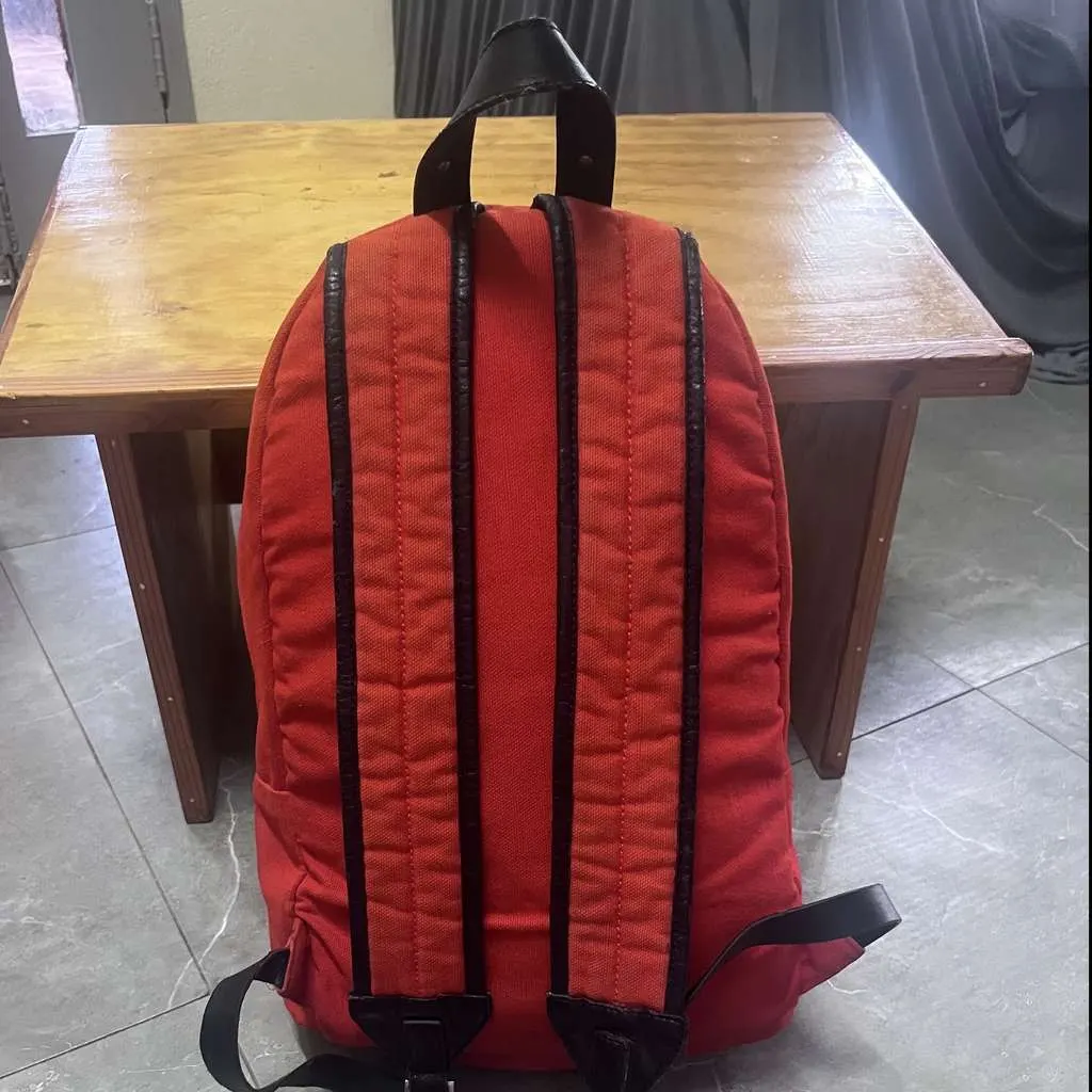 Gianni Versace Versus Versace Backpack Red Very good - Back View