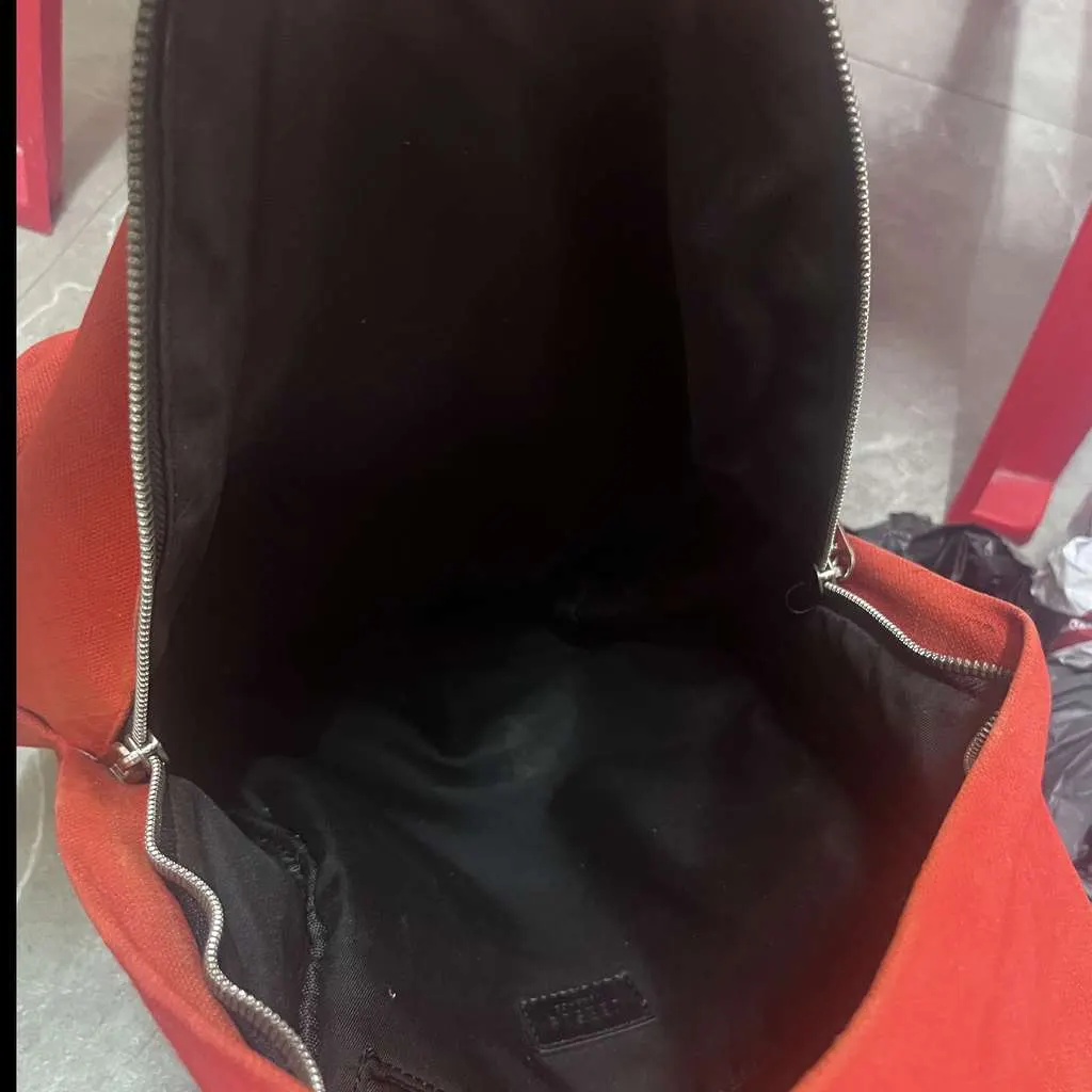 Gianni Versace Versus Versace Backpack Red Very good - Inside View
