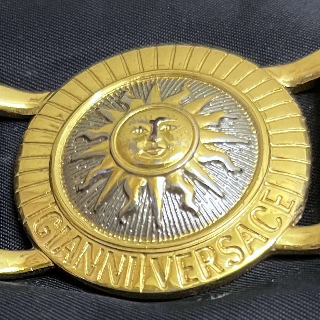 Gianni Versace Black Nylon Medusa Head Black Good - Model View