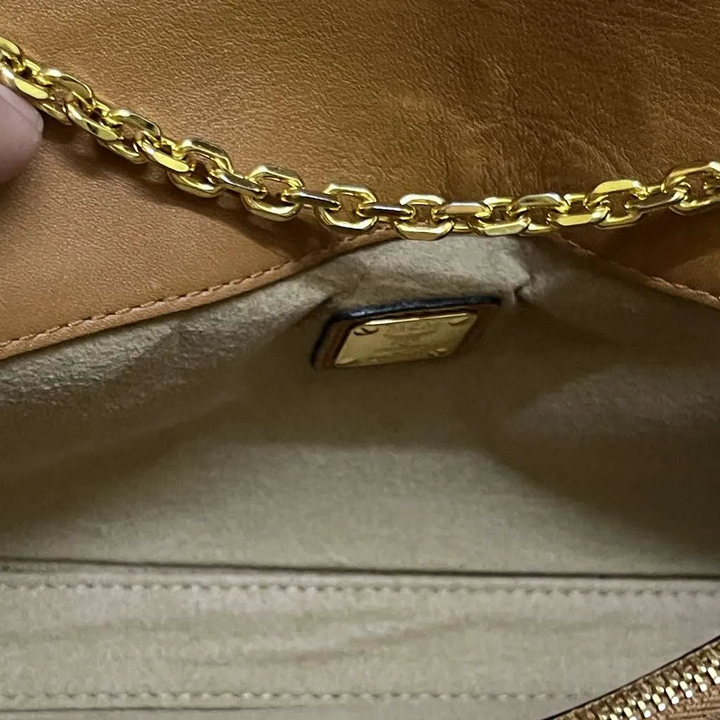 MCM Millie Brown Leather Very good - Inside View