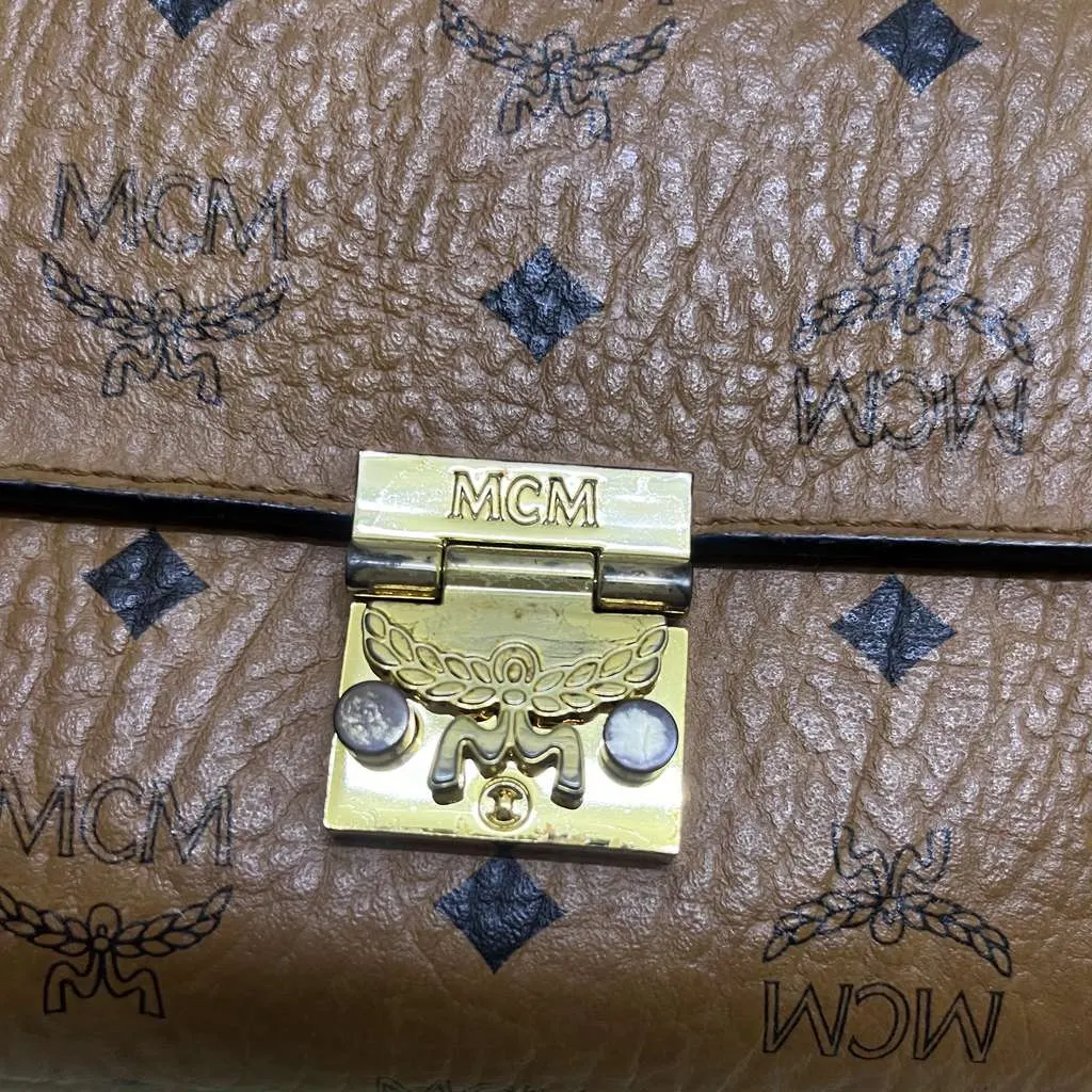 MCM Millie Brown Leather Very good - Box View