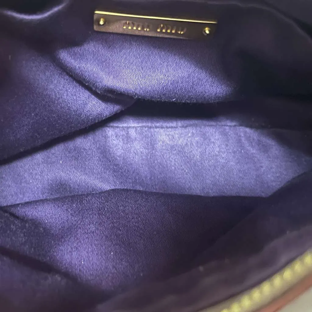 Miu Miu Vitello Lux Pink Leather Very good - Inside View