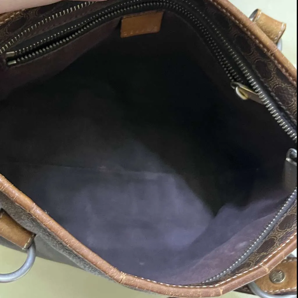 Celine Macadam Black Leather Good - Model View