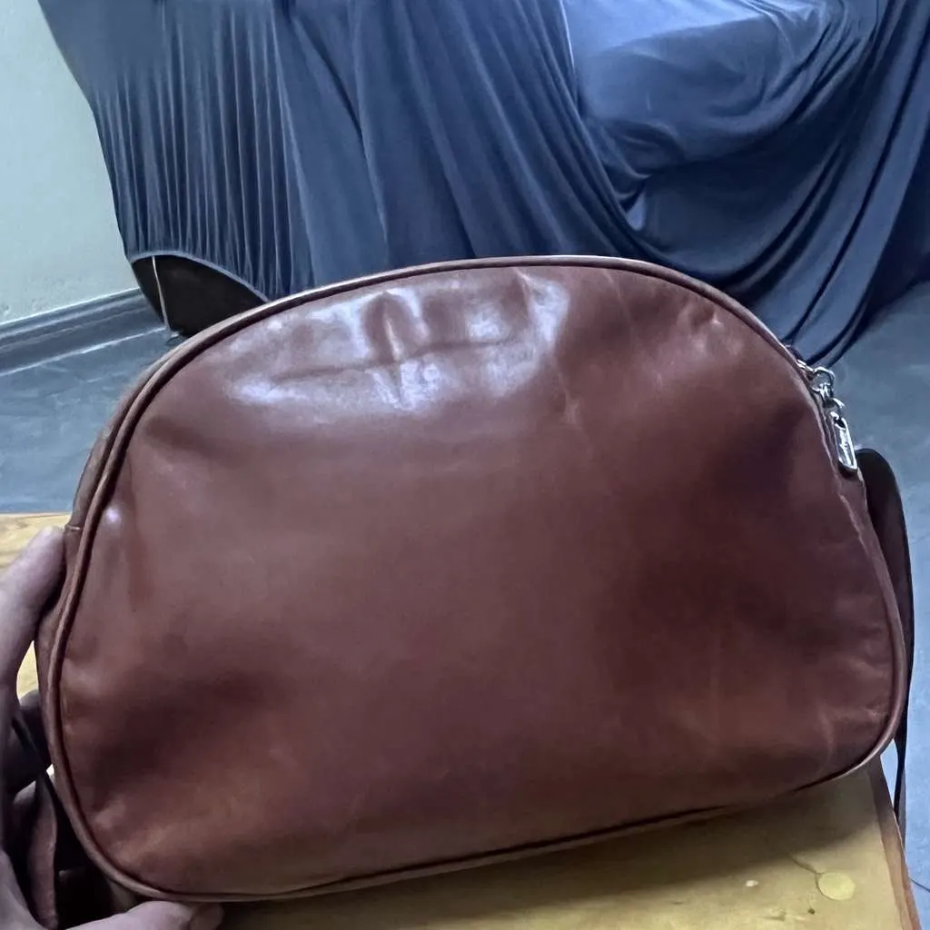 Salvatore Ferragamo Crossbody Bag Brown Leather Very good - Inside View