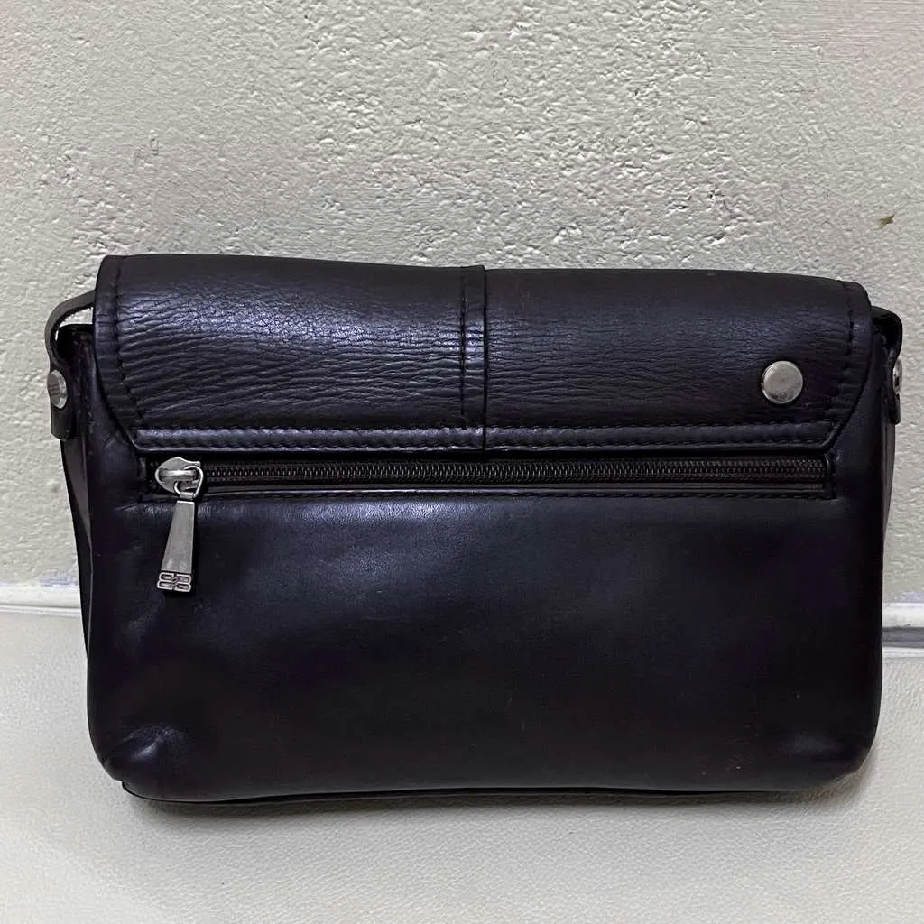Balenciaga Leather Clutch Brown Leather Very good - Back View