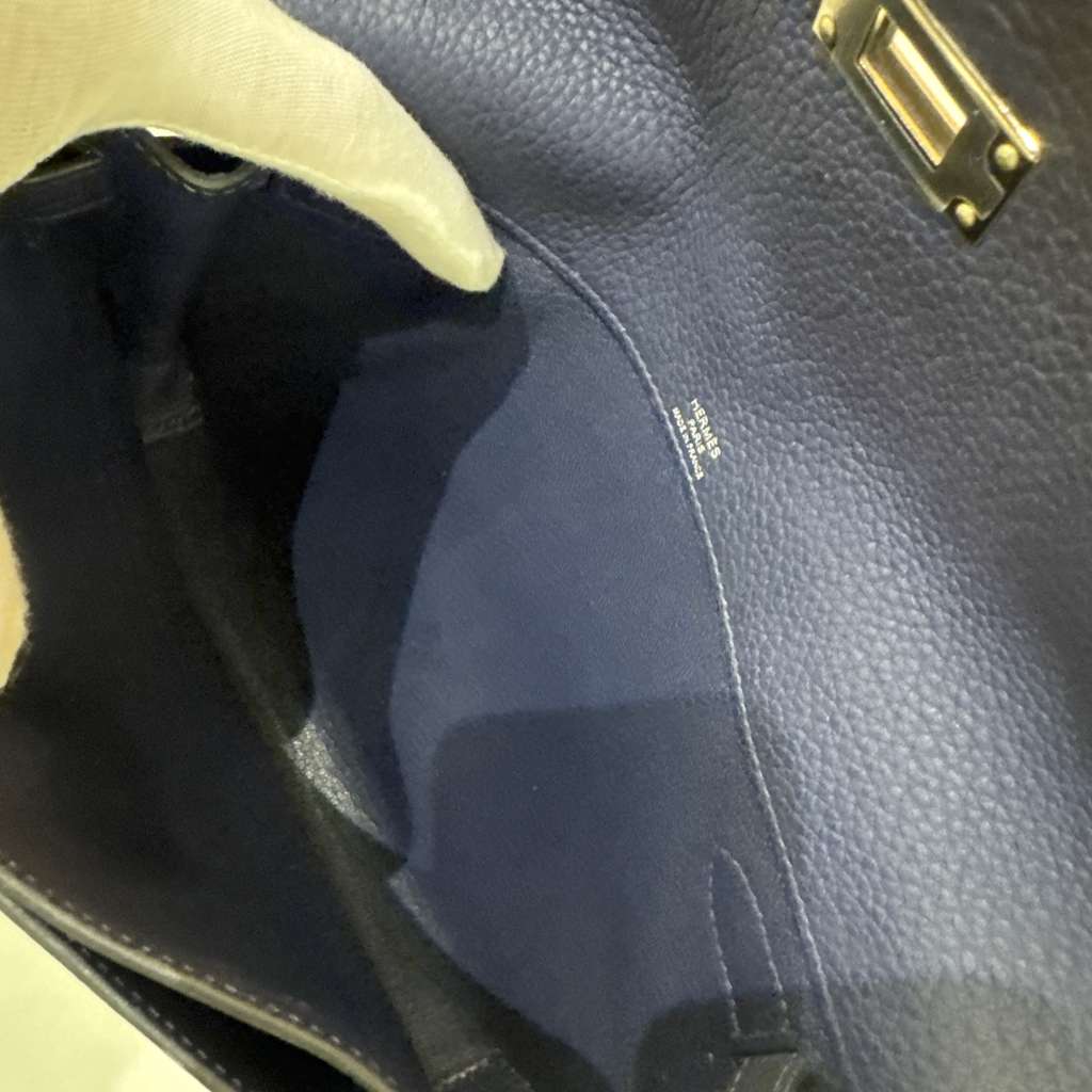 Hermès Hermes Kelly Depeche Blue - 4