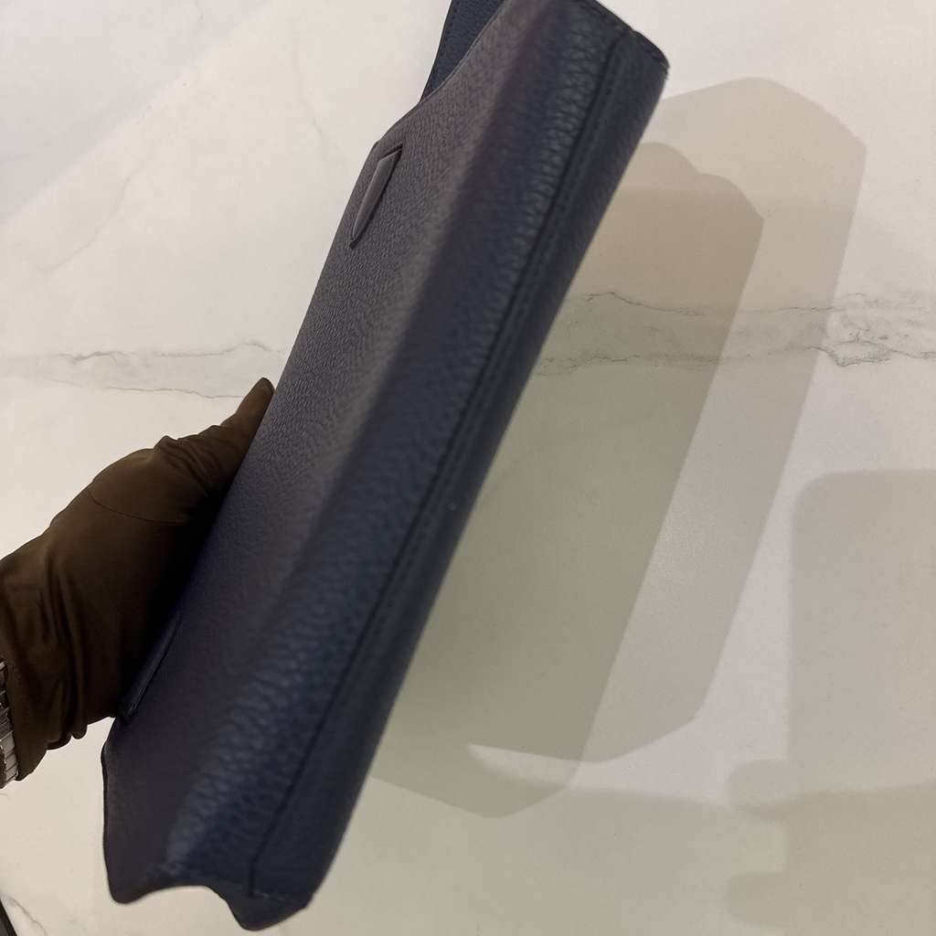 Hermès Kelly Depeche Blue Togo - 3