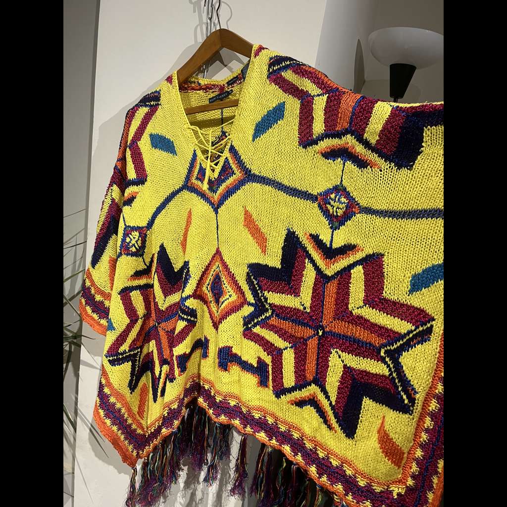 Ralph Lauren Silk Blend Wrap Pancho - 3