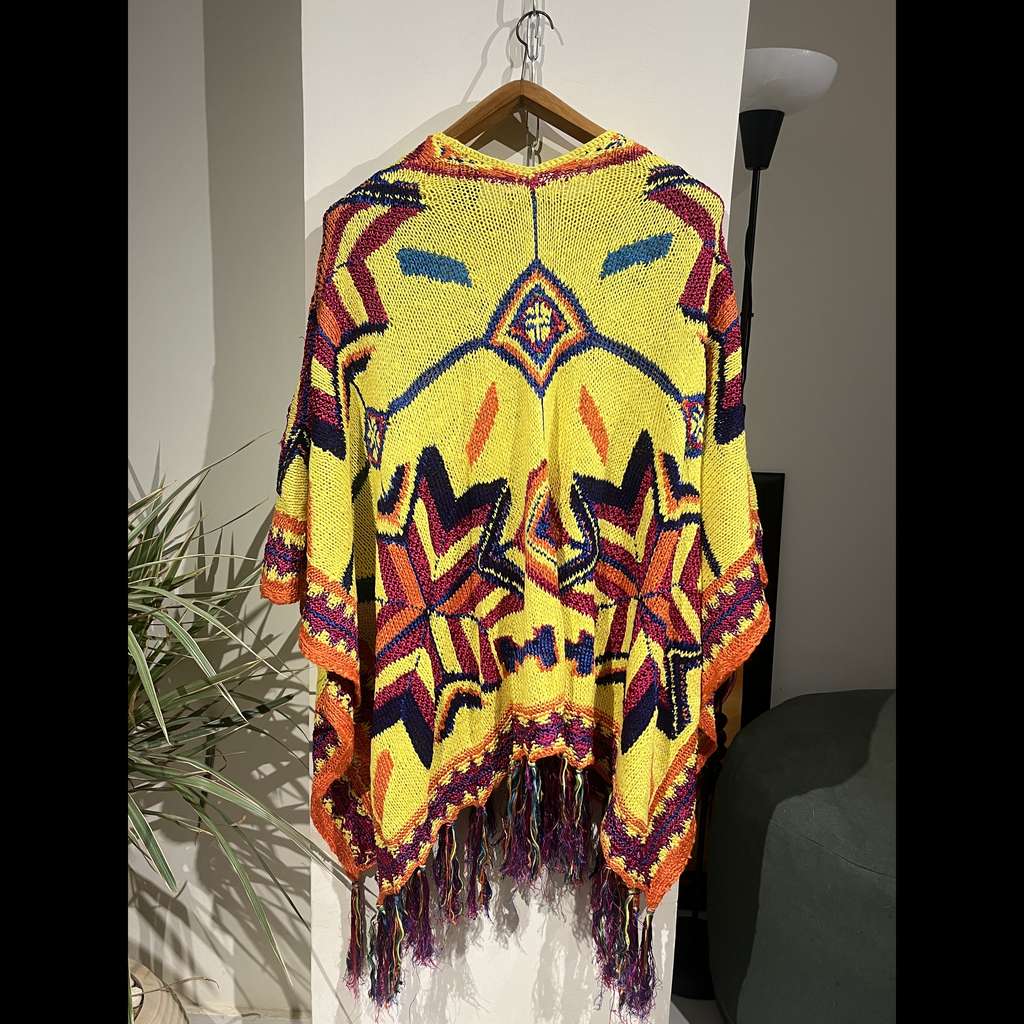 Ralph Lauren Silk Blend Wrap Pancho - 5