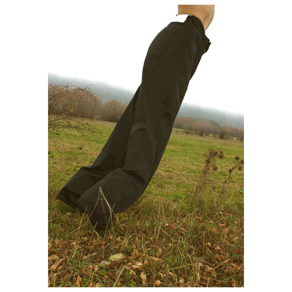 Maison Margiela Oversized 5-pockets Trousers Black - 4