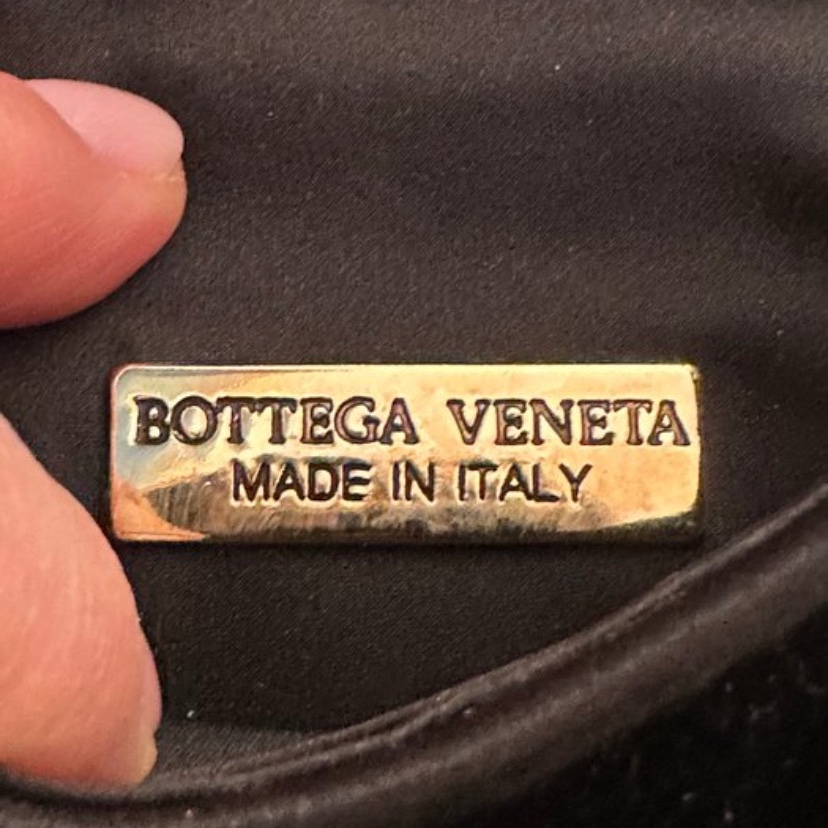 Bottega Veneta Vintage Black Velvet Shoulderbag - 4