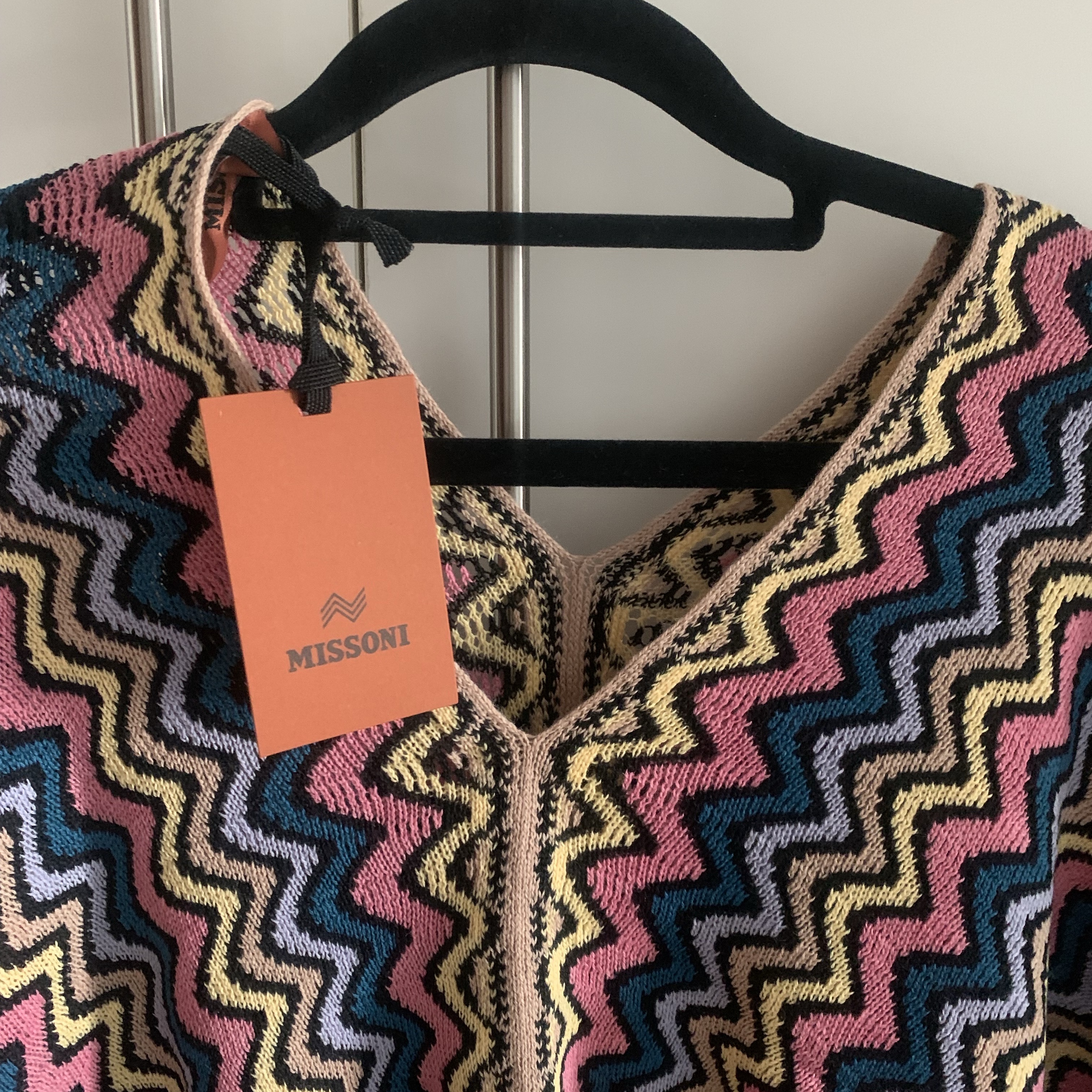 Missoni Multicolour Chevron Poncho - 5