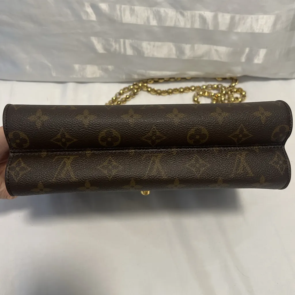 Louis Vuitton Monogram Canvas Brown Leather Very good - Inside View