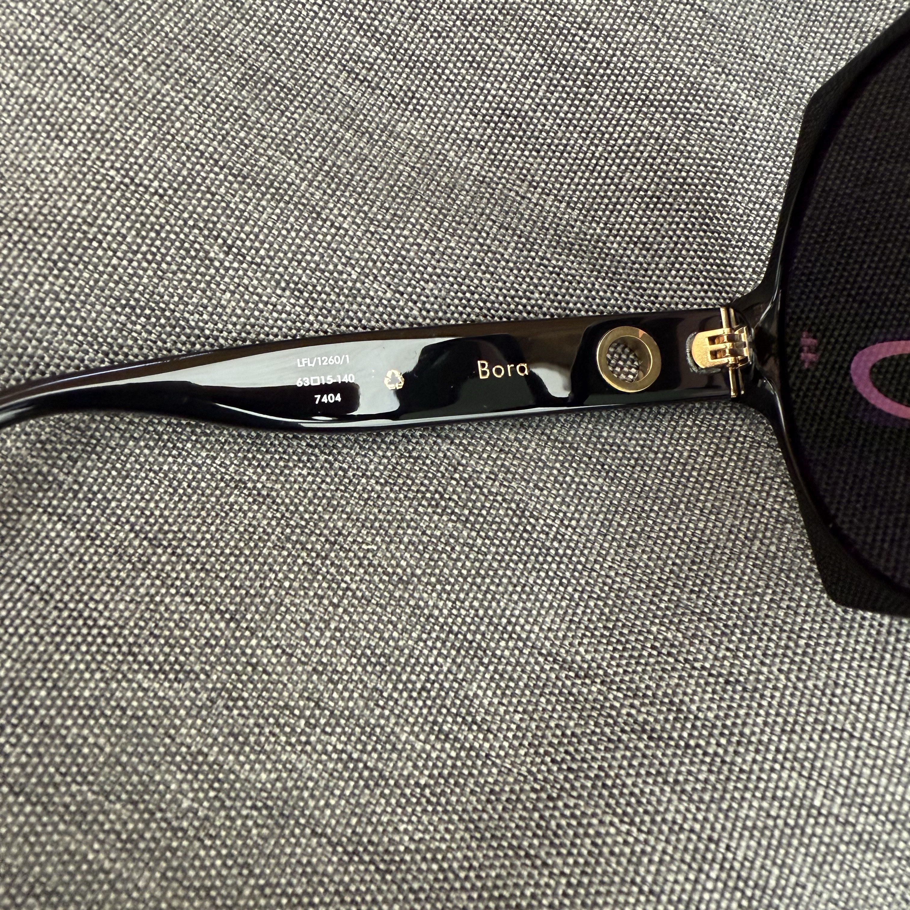 Linda Farrow Bora Hexagon Black Sunglasses - 3