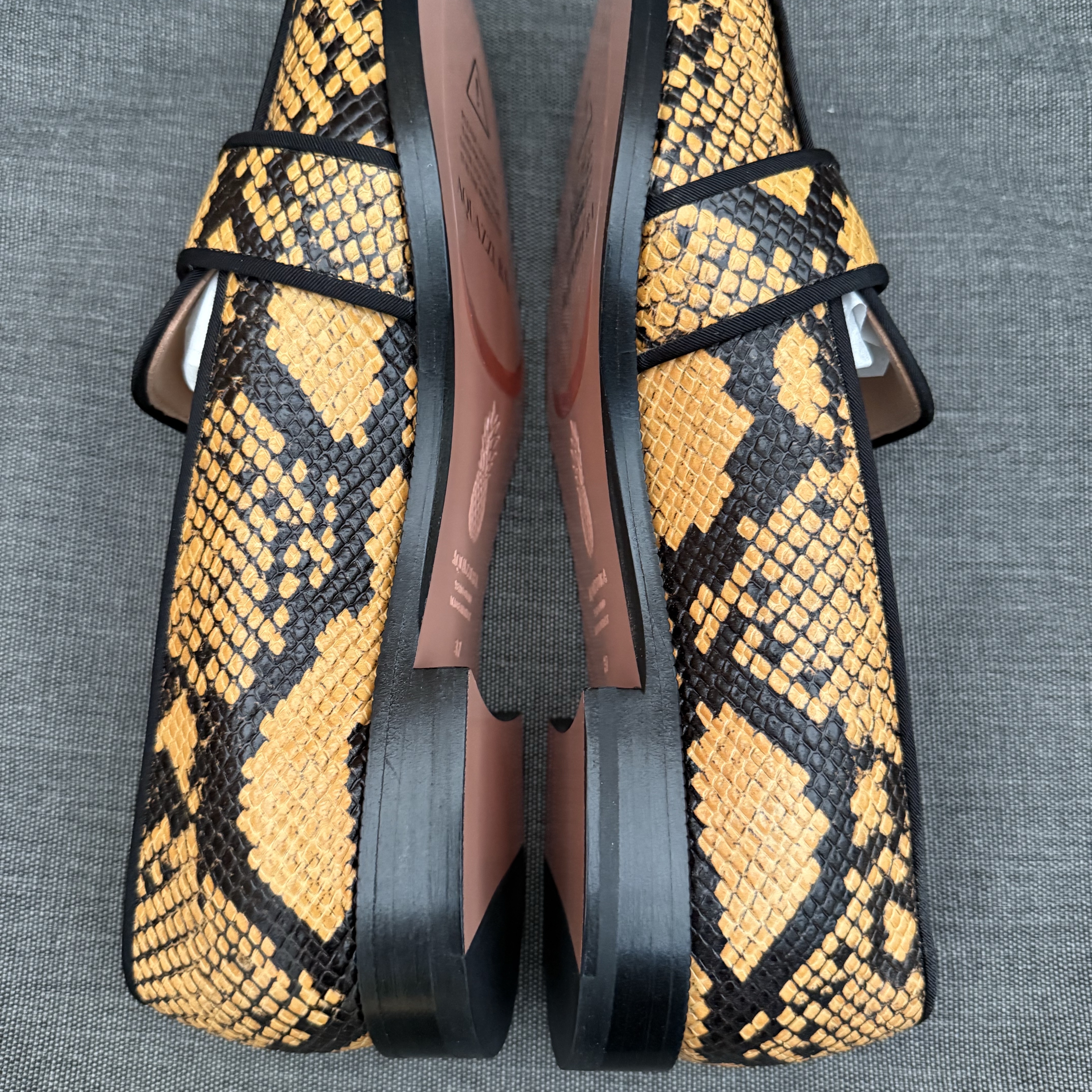 Aquazzura Martin Mocassin Printed Snake - 5