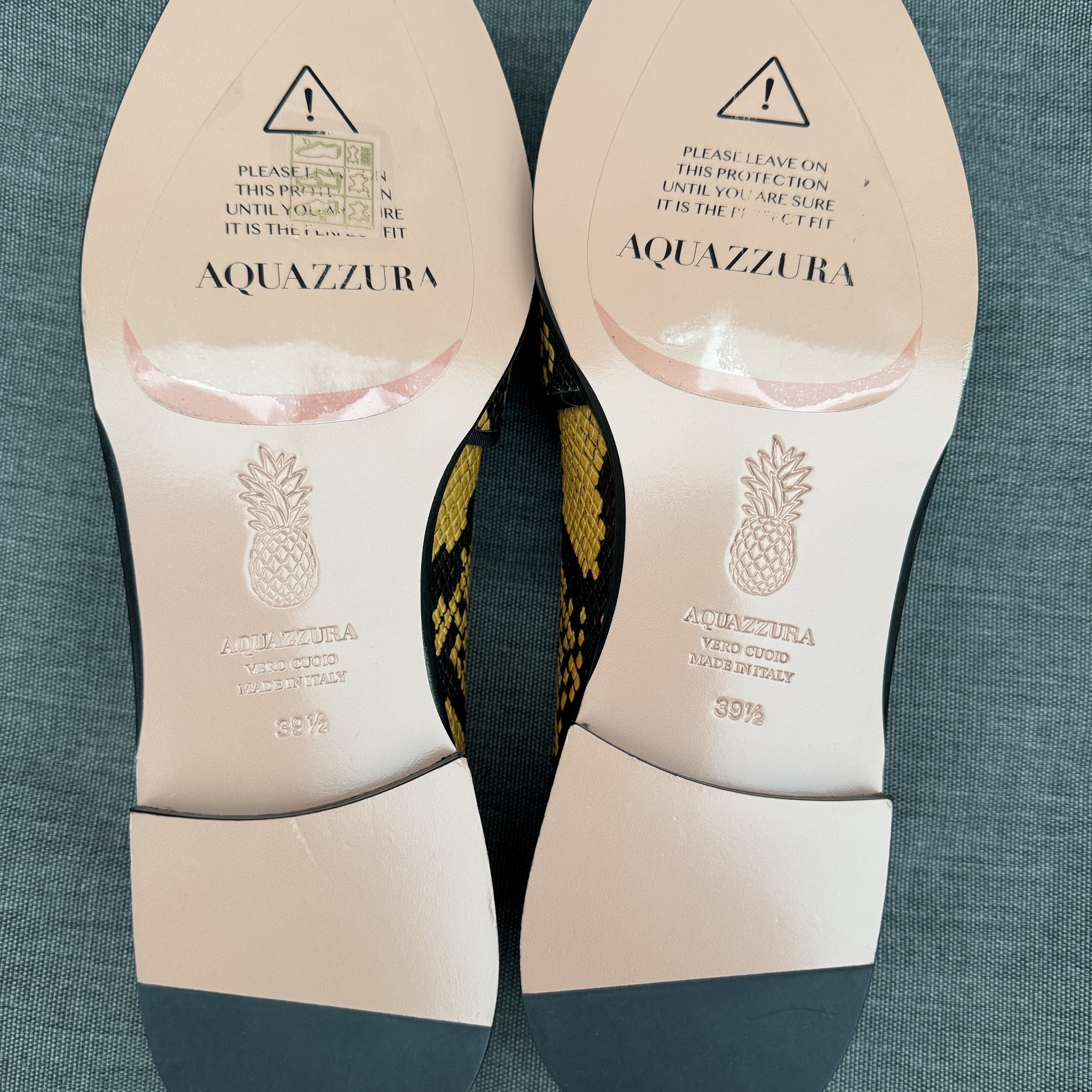 Aquazzura Martin Moccasin Printed Snake - 4