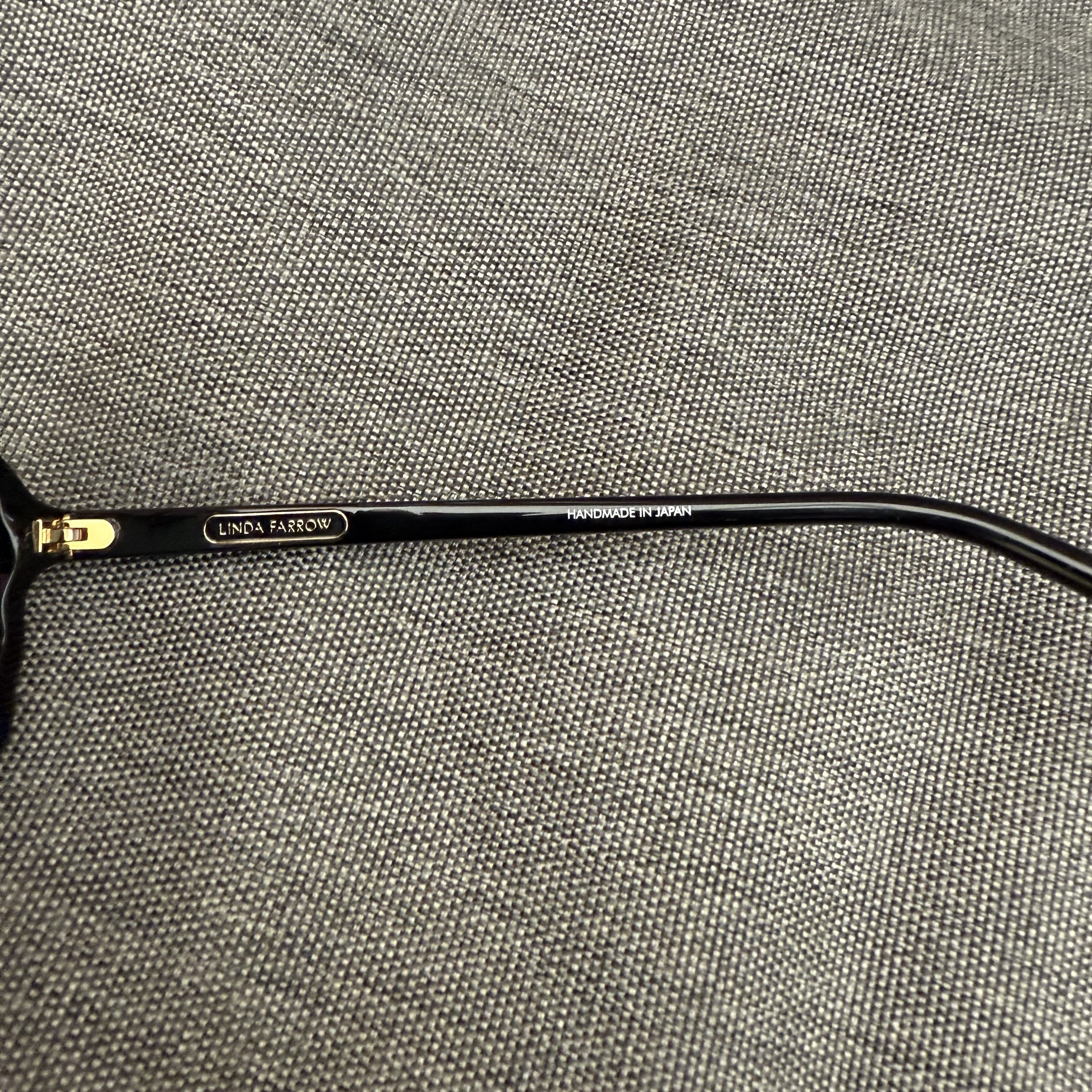 Linda Farrow Nova Round Black Sunglasses - 2