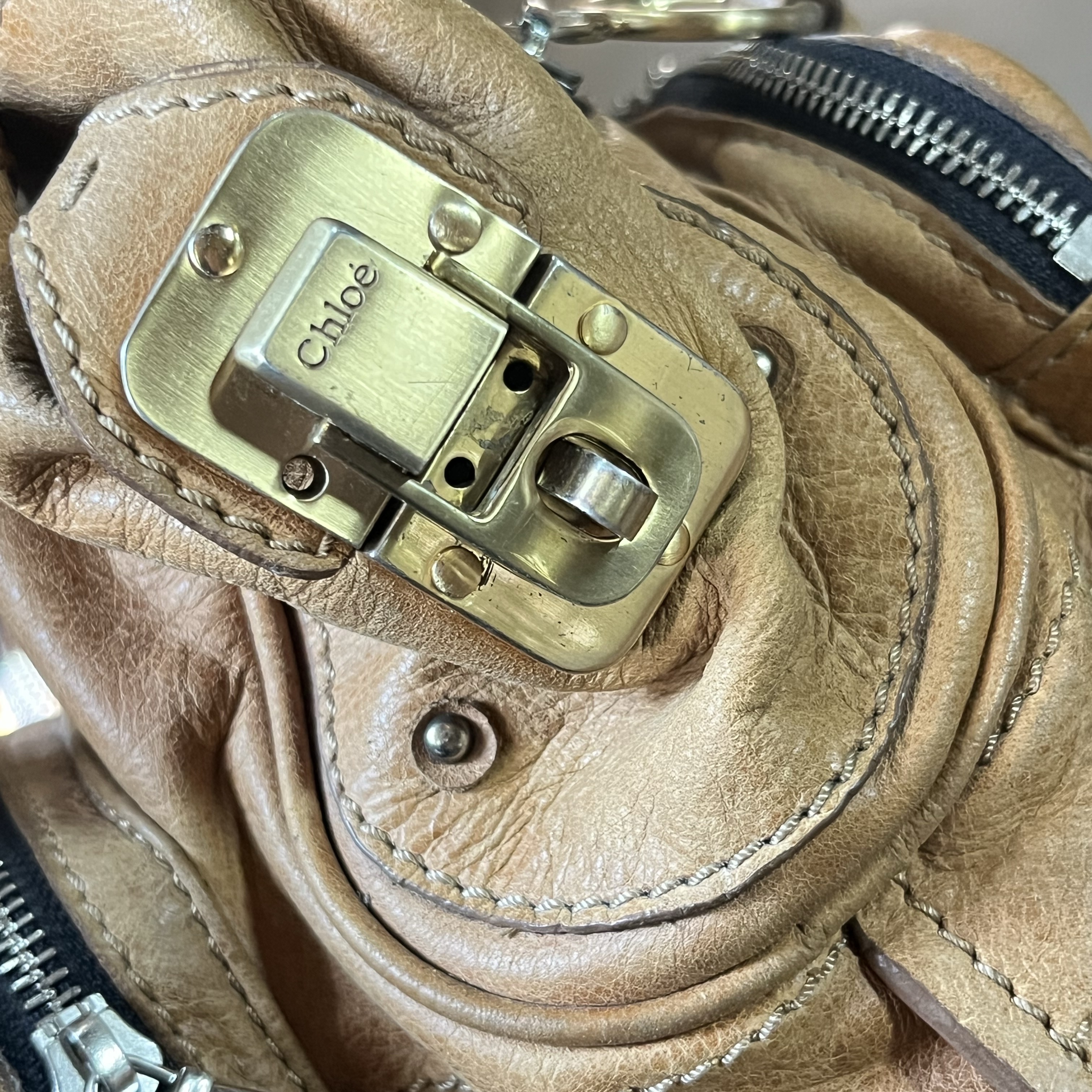 Chloé Betty Handbag Camel Color - 5